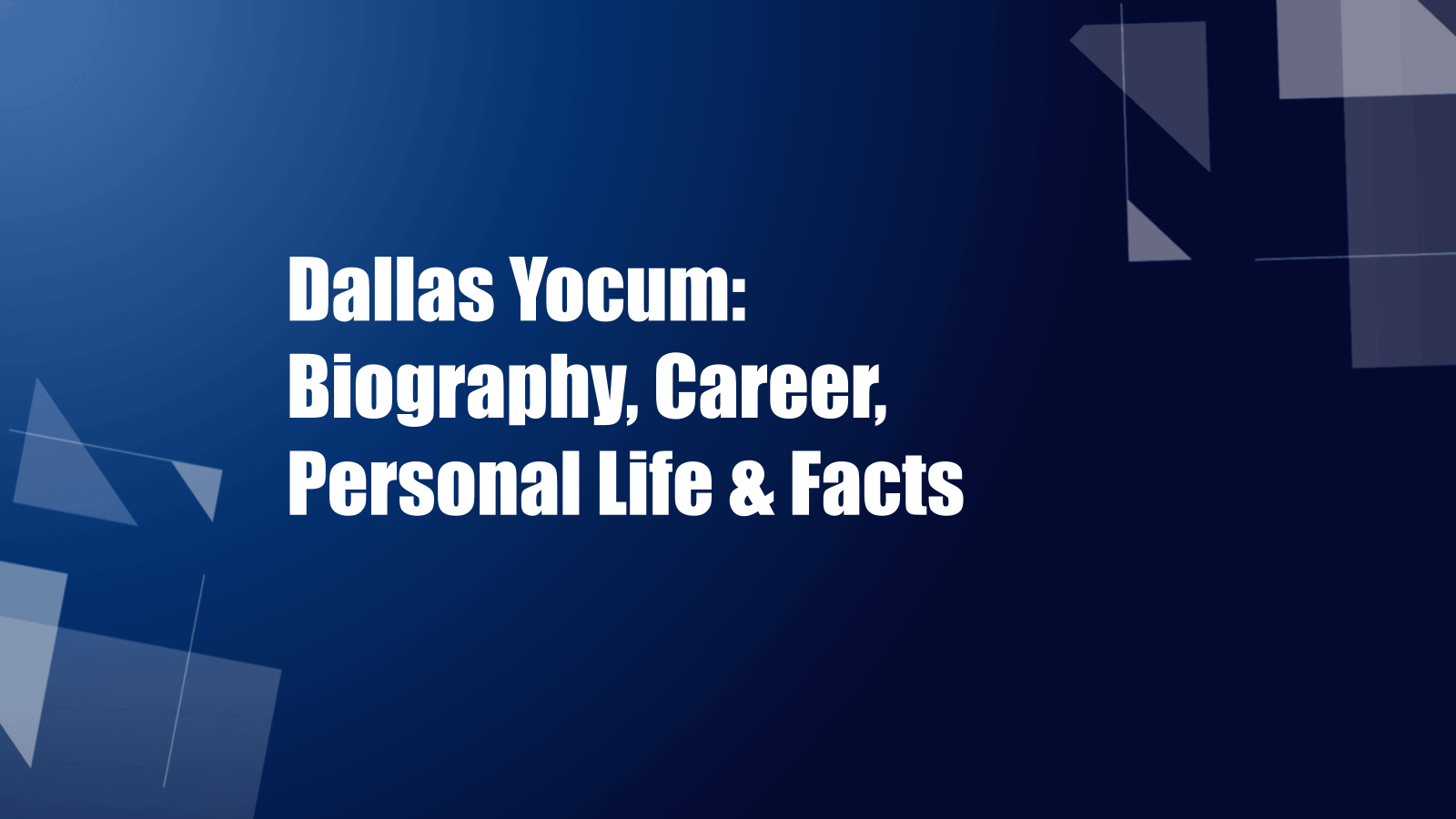 dallas yocum