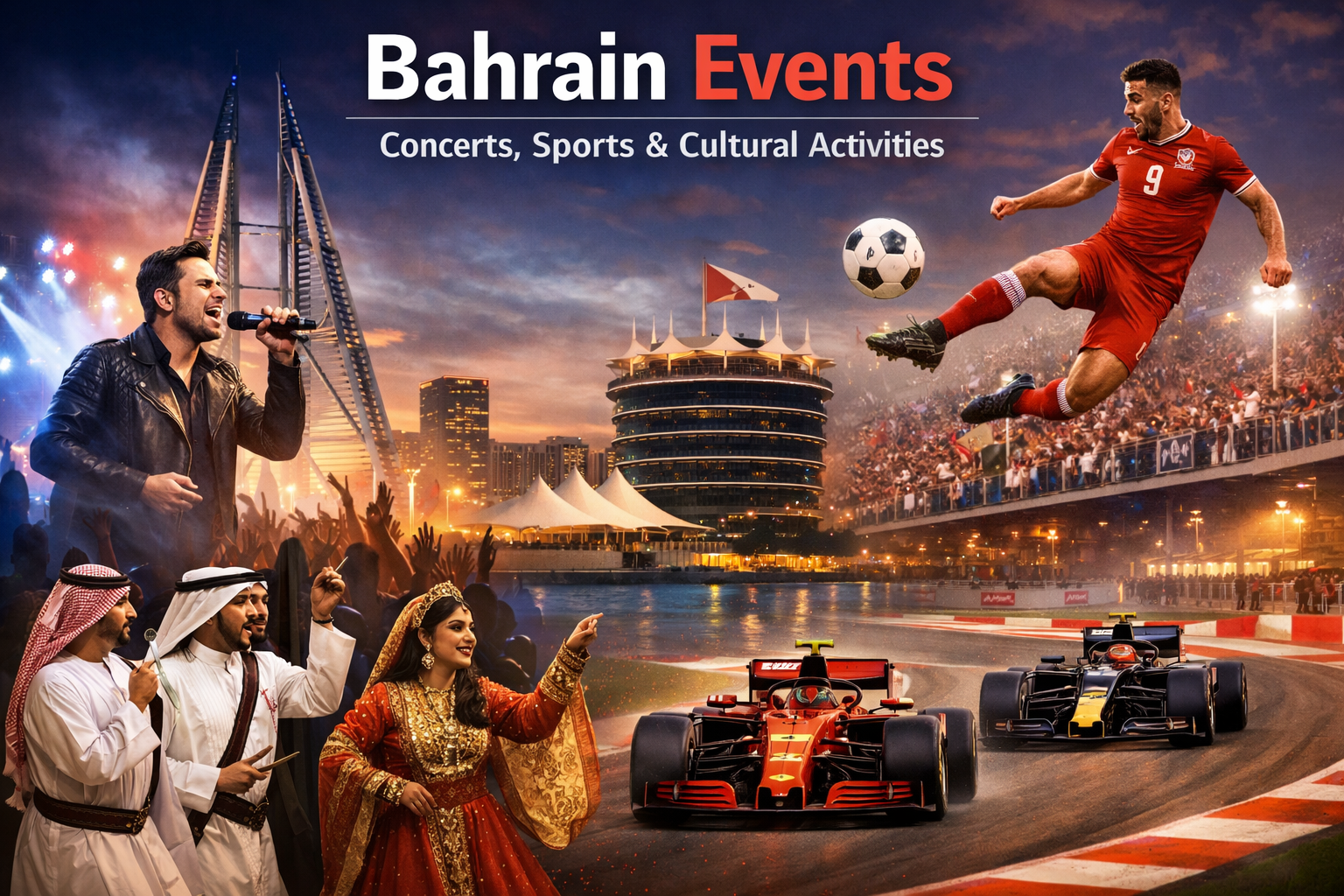Bahrain events Concerts Sports and Cultural Activities