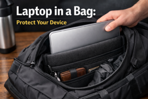 laptop in a bag Protect Your Device